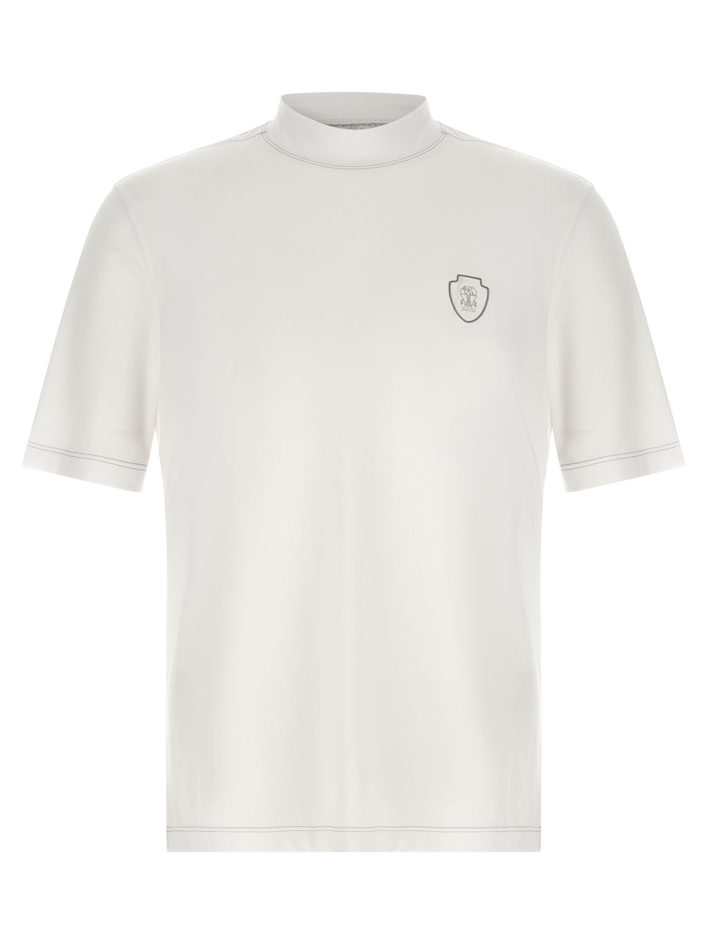 Brunello Cucinelli White Polyamide T-Shirt
