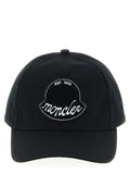 Moncler Black Cotton Cap (Baseball Hat)