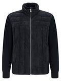 Mackage Blue Virgin Wool Full-Length Jacket