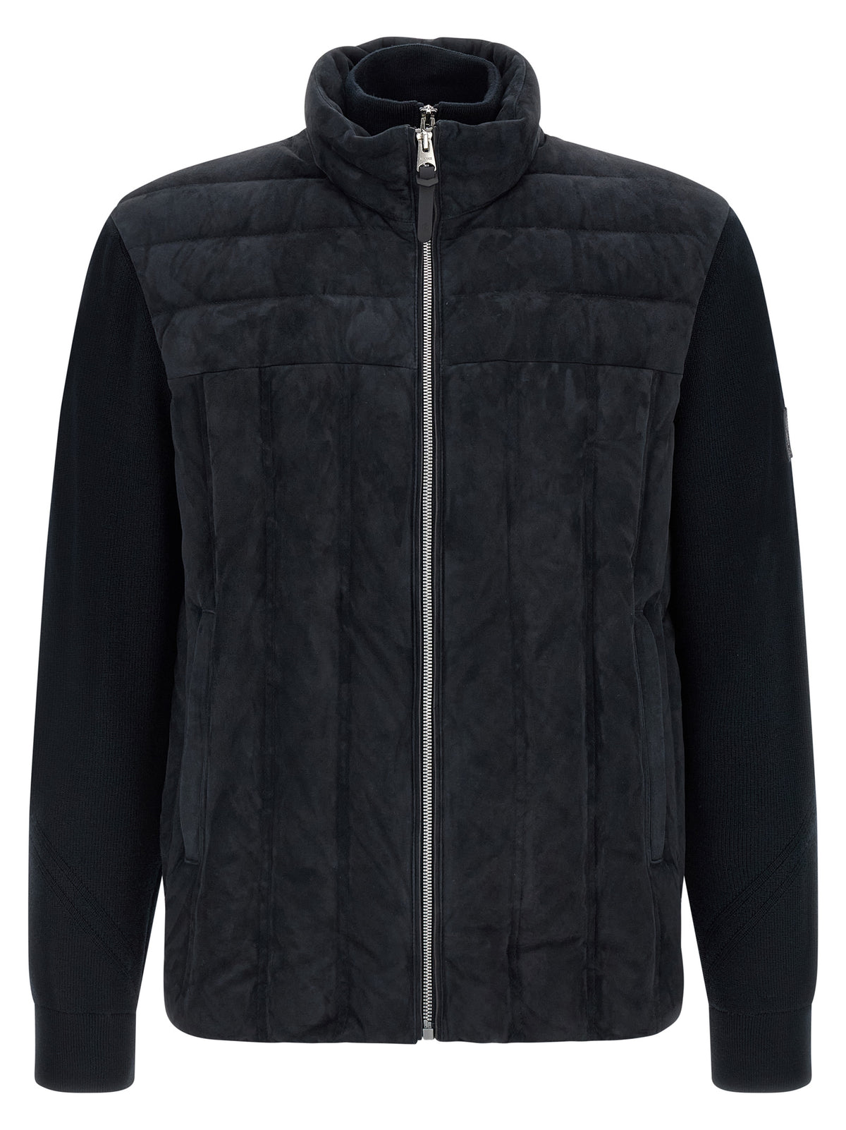 Mackage Blue Virgin Wool Full-Length Jacket