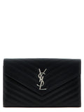 Saint Laurent Black Calfskin Clutch Bag