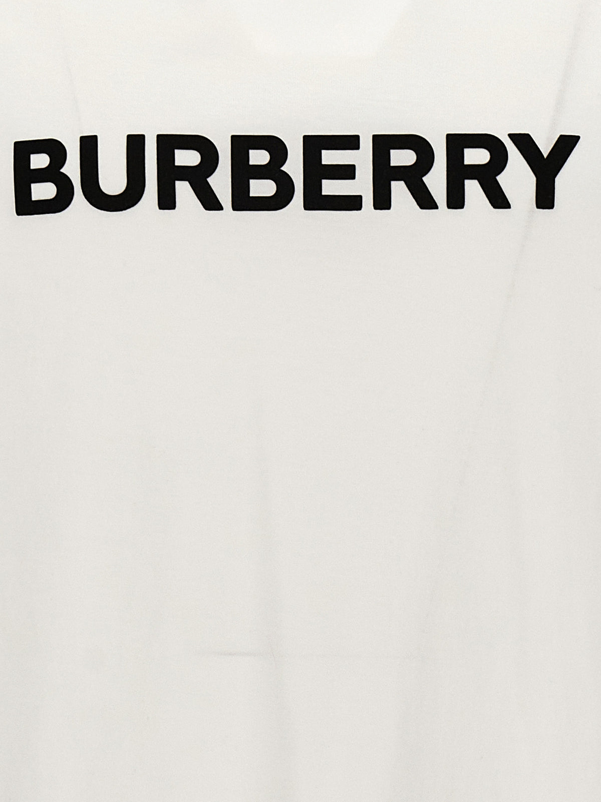 Burberry White Cotton T-Shirt