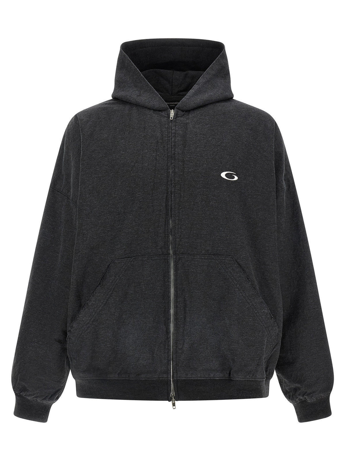 Balenciaga Gray Cotton Sweatshirt
