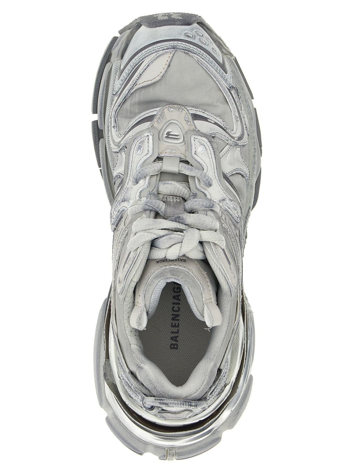 Balenciaga Gray Polyethylene Athletic Sneakers