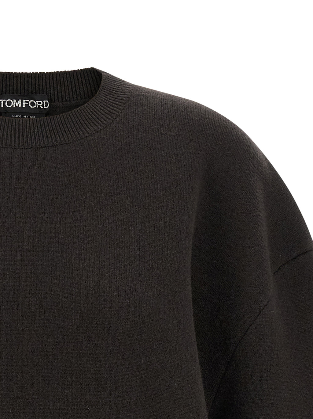 Tom Ford Brown Virgin Wool Short Dress