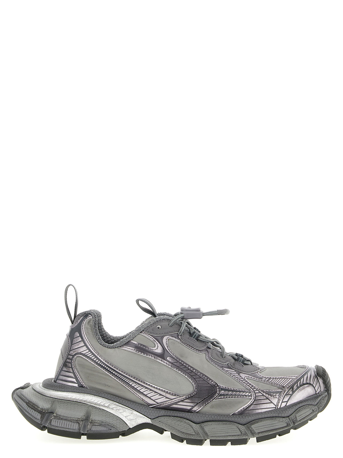 Balenciaga Gray Polyester Athletic Sneakers