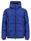 Moncler Blue Polyamide Full-Length Jacket