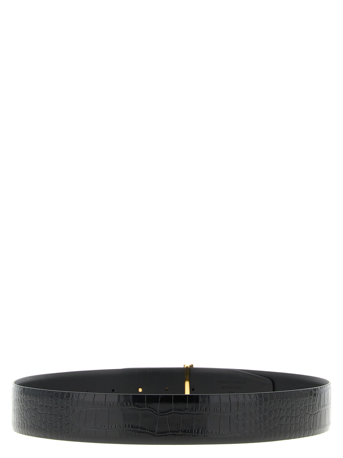 Tom Ford Black Calfskin Regular Belt