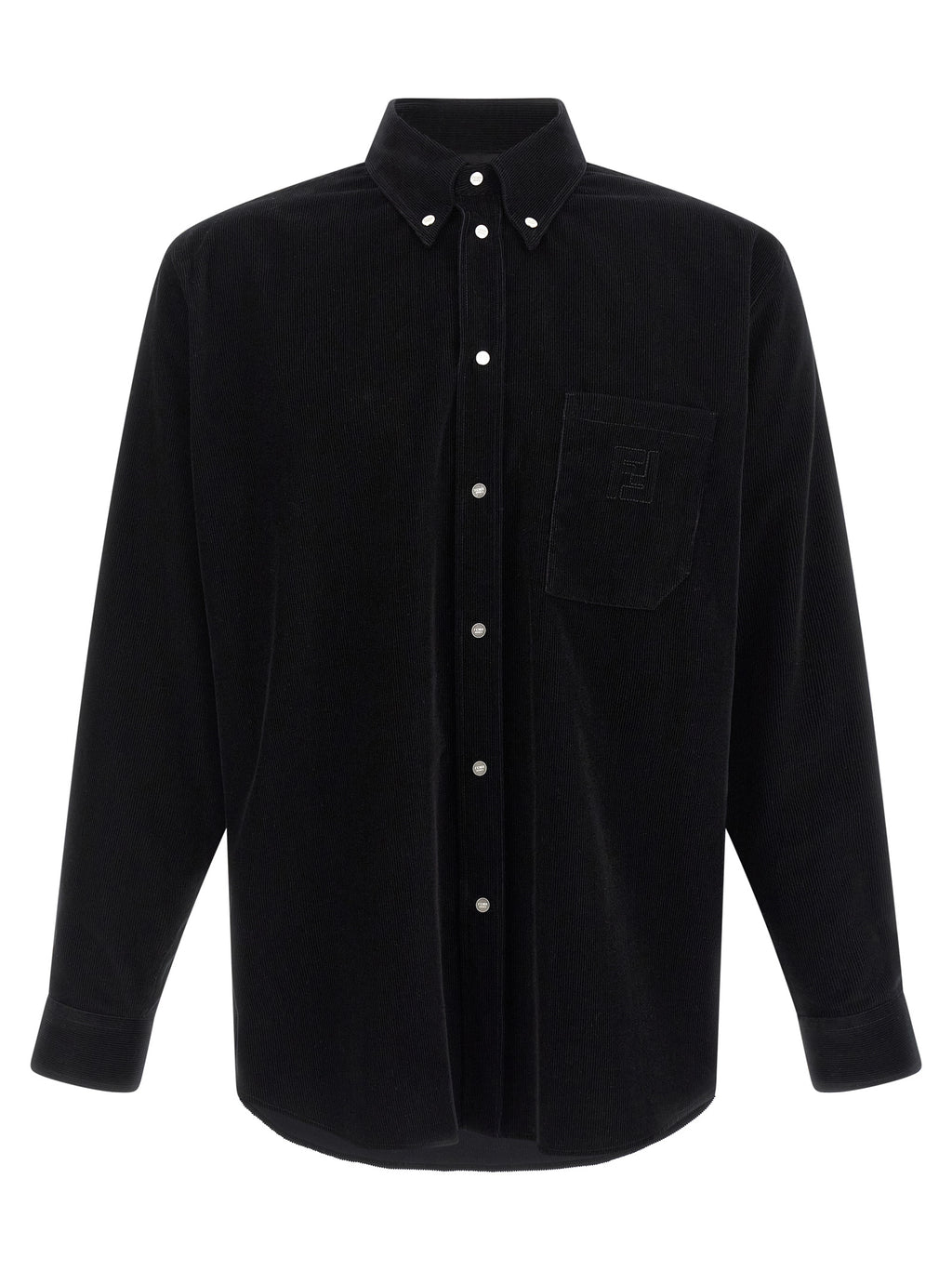 Fendi Black Cotton Blouse