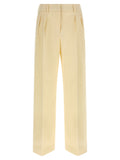 Moncler Beige Cotton Dress Pants