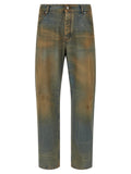 Jacquemus Multicolor Cotton Straight-Leg Jeans