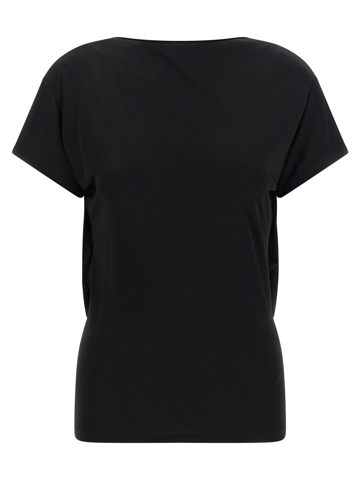 Jacquemus Black Viscose T-Shirt