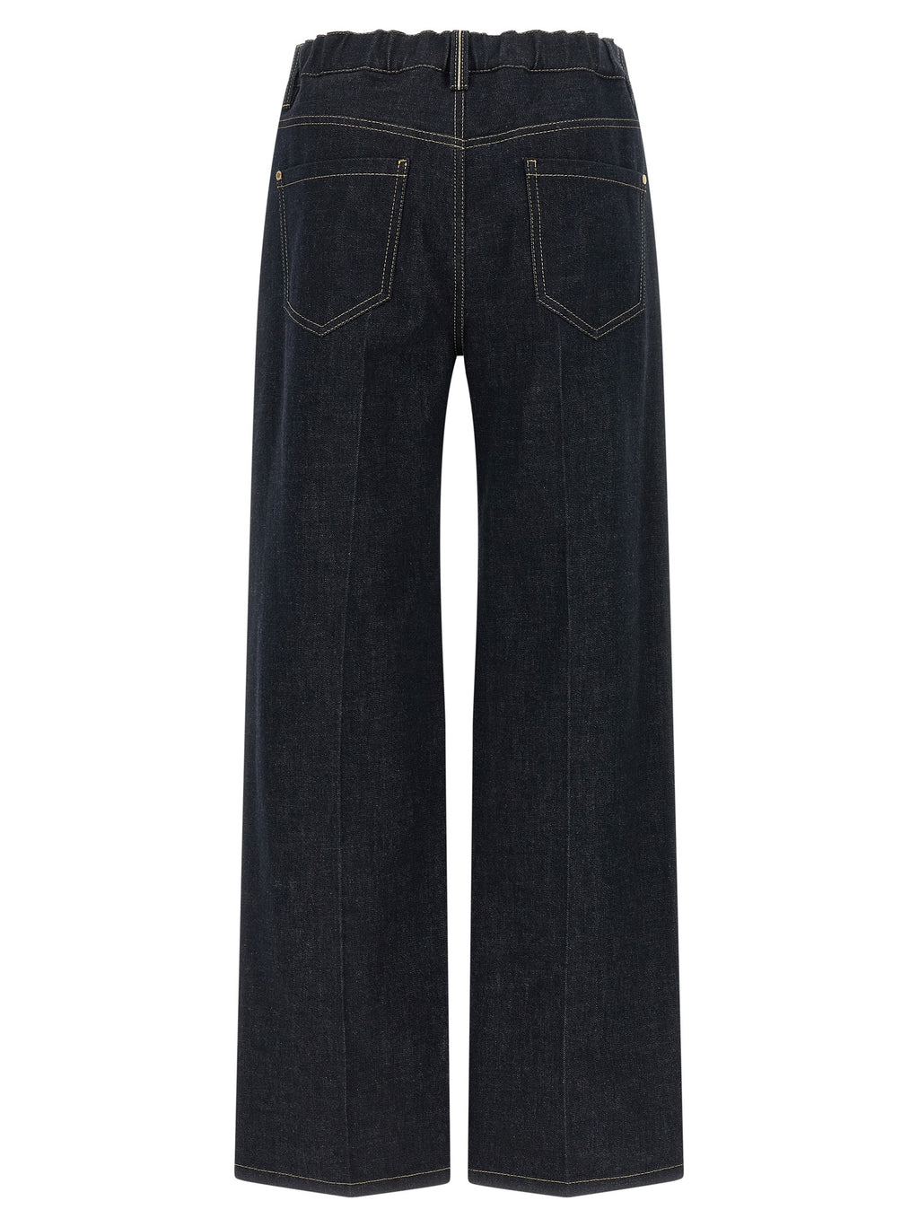 Brunello Cucinelli Blue Cotton Jeans Denim