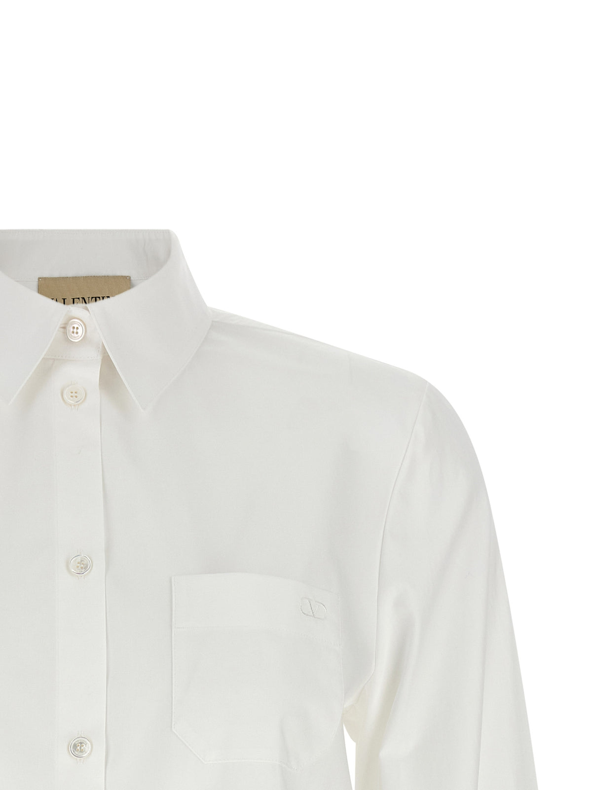 Valentino Garavani White Cotton Blouse