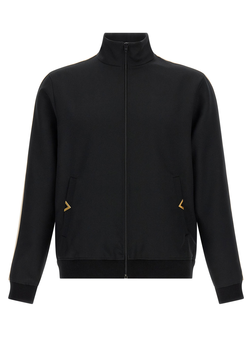 Valentino Garavani Black Polyester Sweatshirt