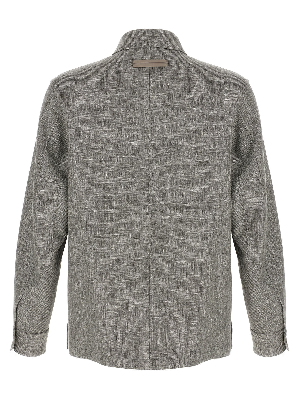 ZEGNA Beige Linen Blouse