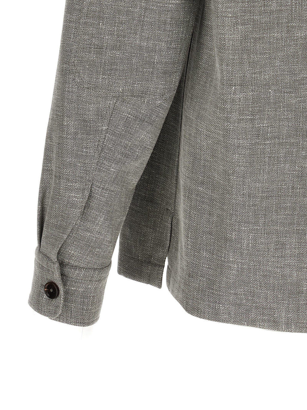 ZEGNA Beige Linen Blouse