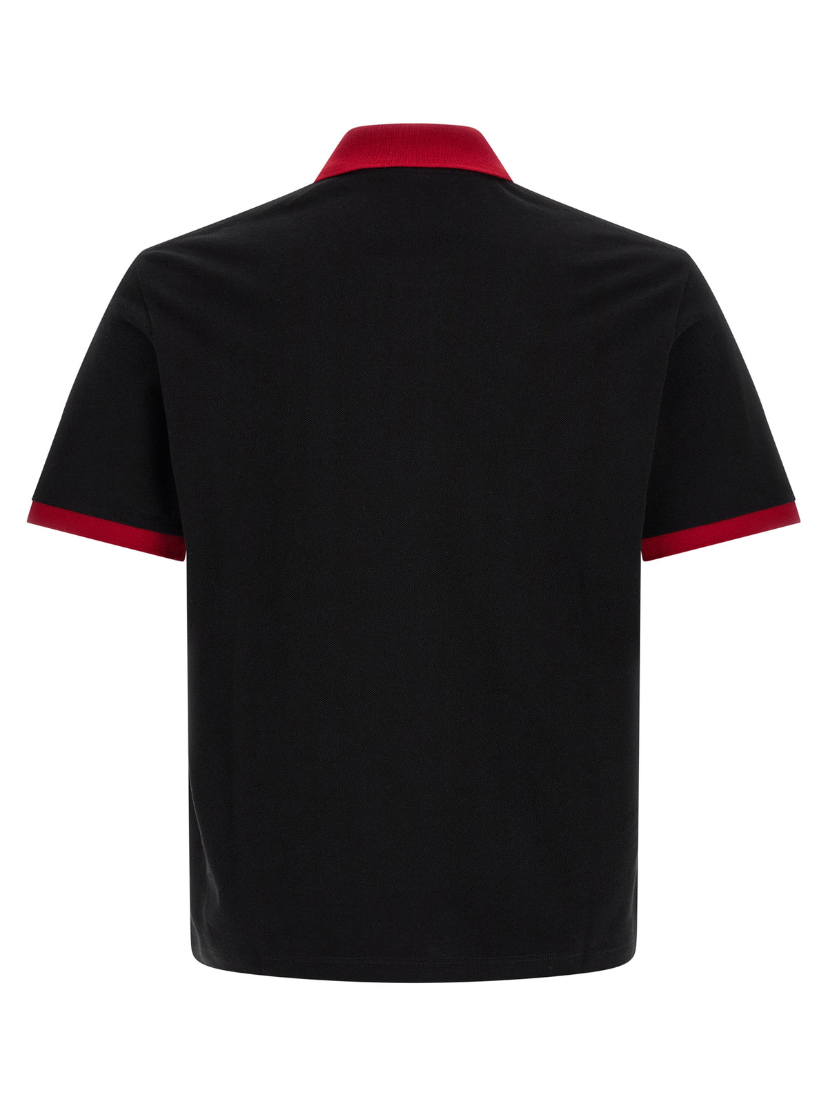 Versace Black Cotton Polo Shirt