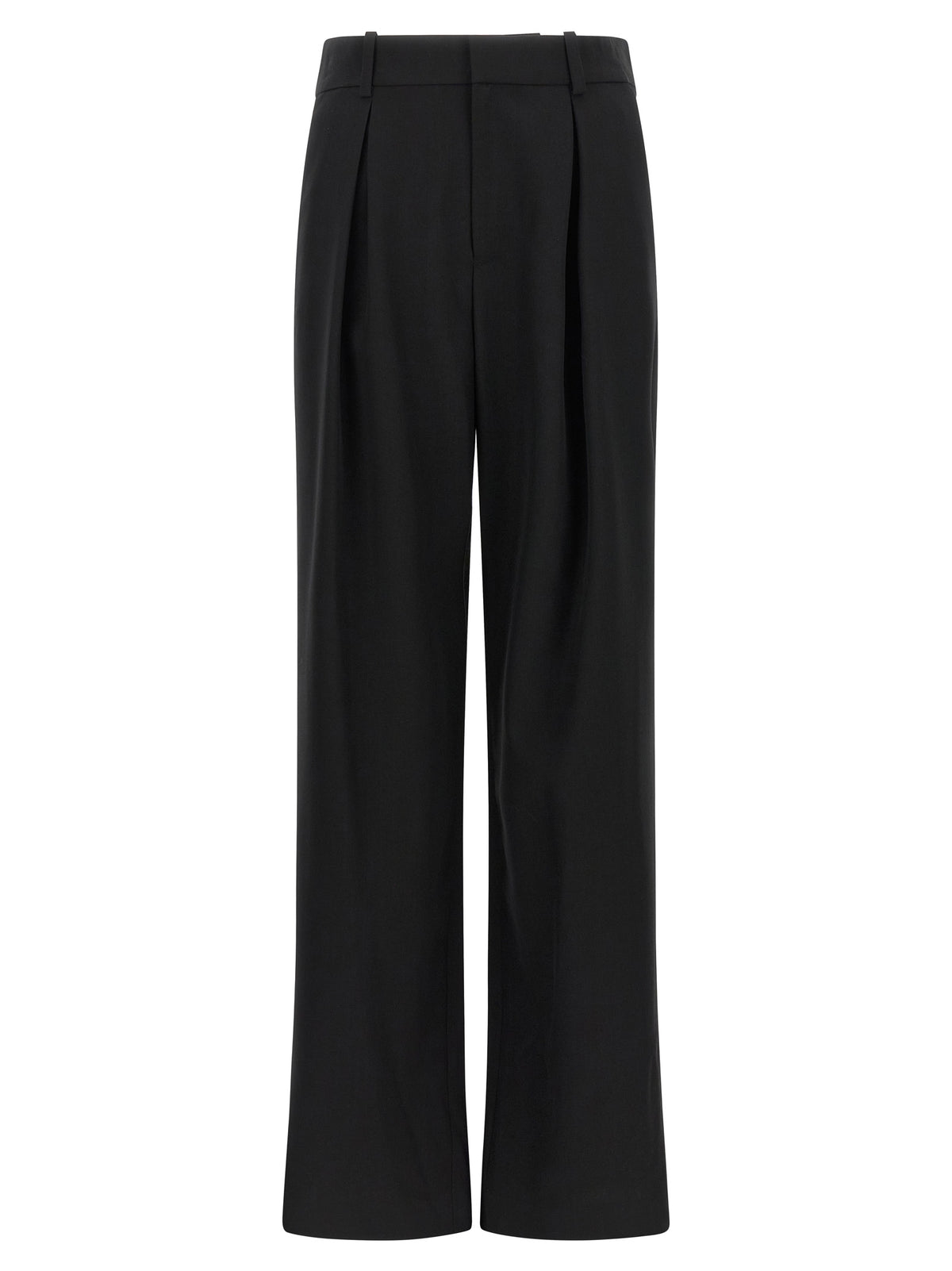 MM6 Maison Margiela Black Polyester Casual Pants