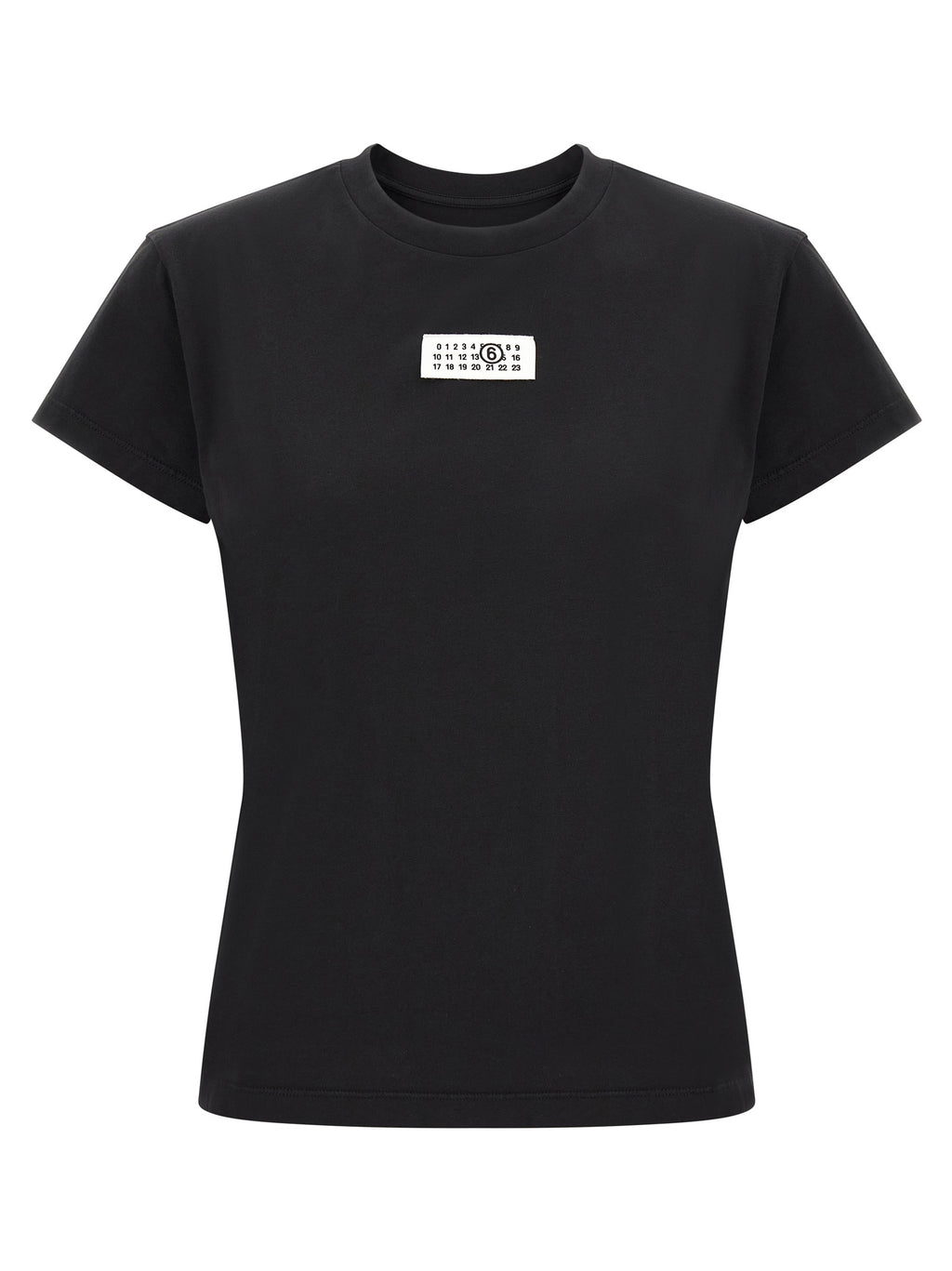 MM6 Maison Margiela Black Cotton T-Shirt