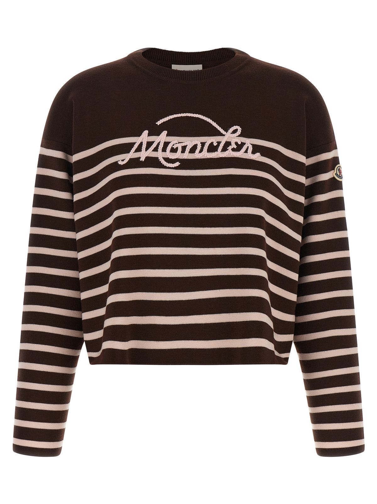 Moncler Brown Virgin Wool Cardigan