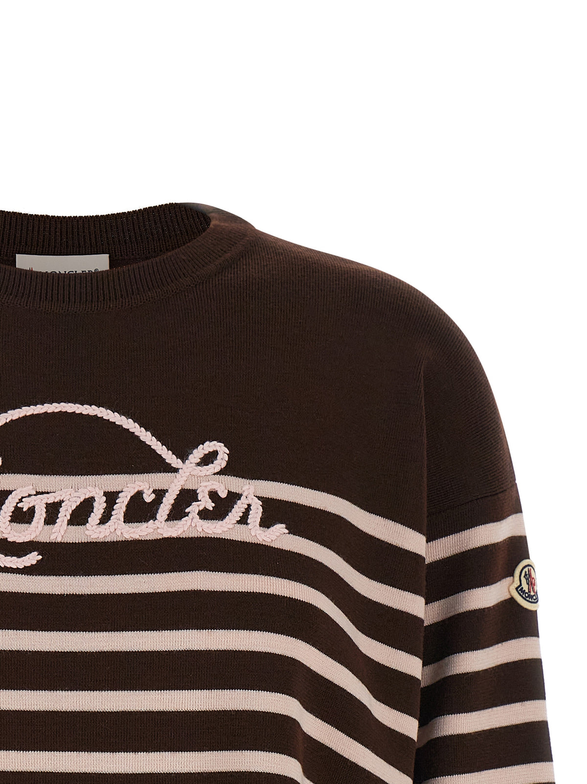 Moncler Brown Virgin Wool Cardigan