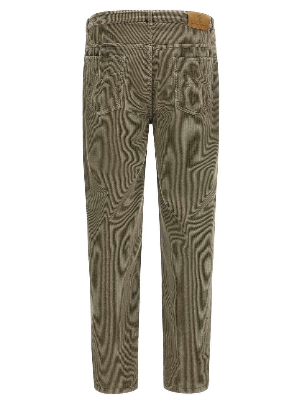 Brunello Cucinelli Bicolor Cotton Casual Pants