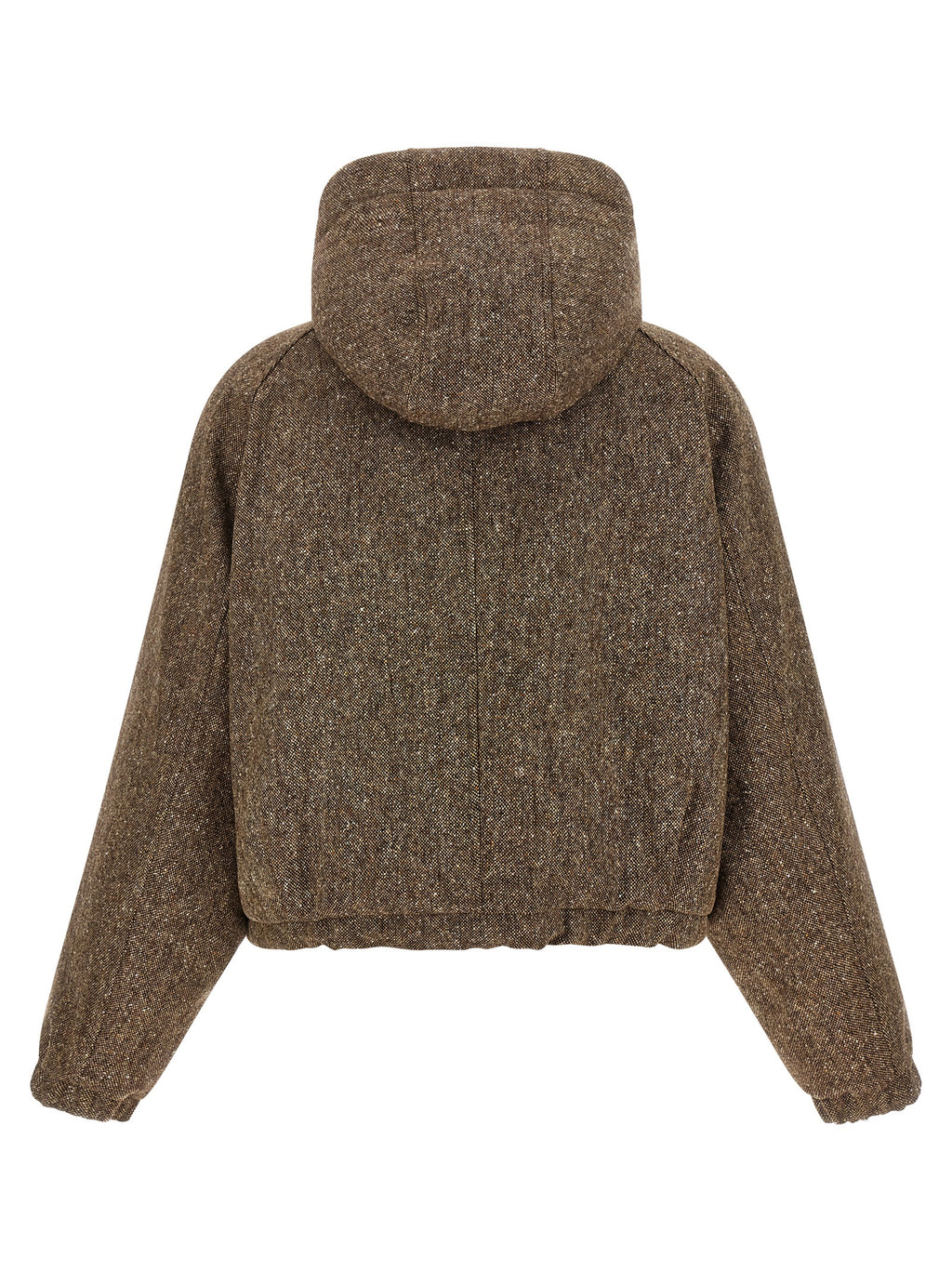 Brunello Cucinelli Brown Virgin Wool Full-Length Jacket