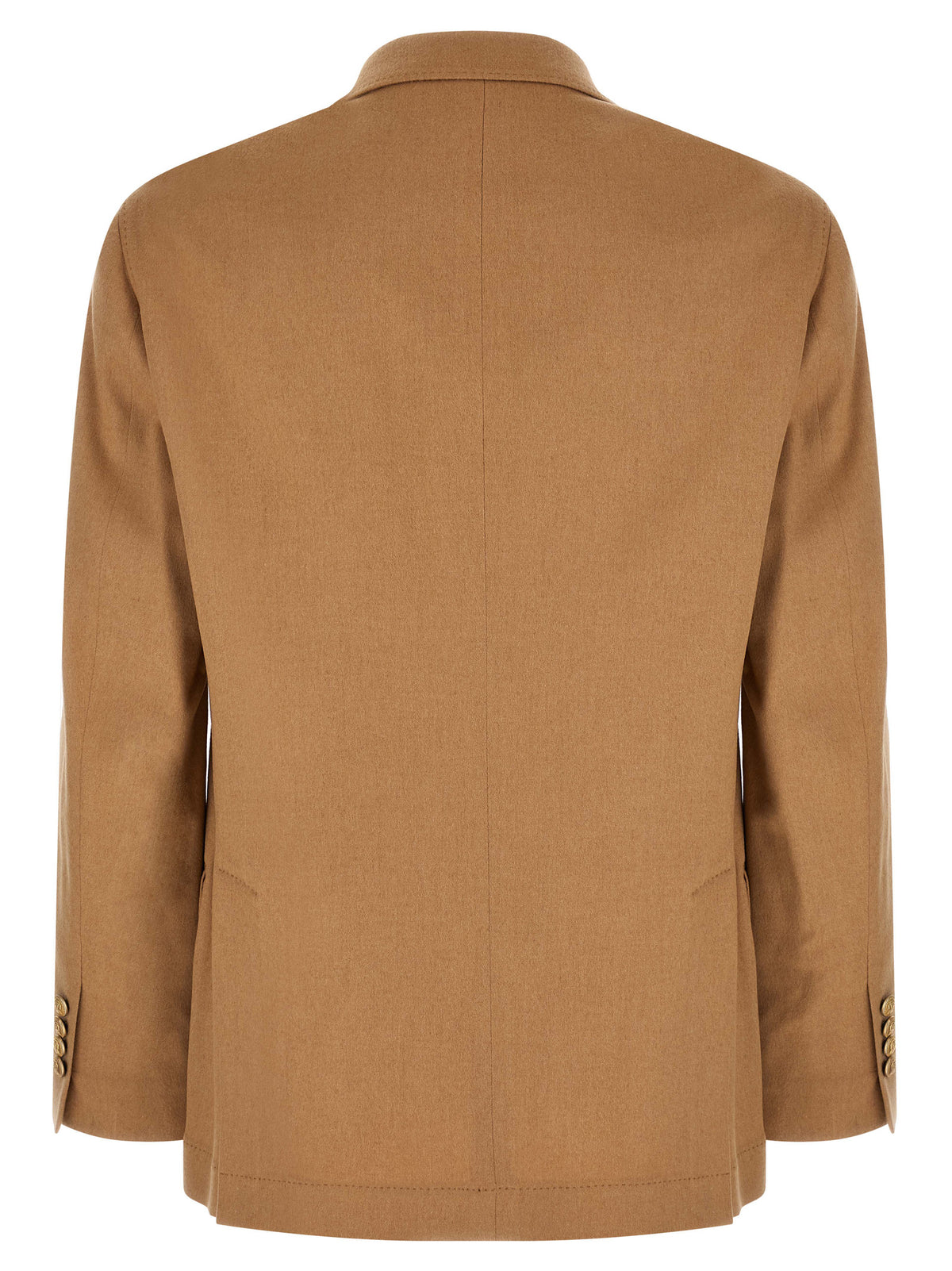 Brunello Cucinelli Beige Camel Hair  Blazer