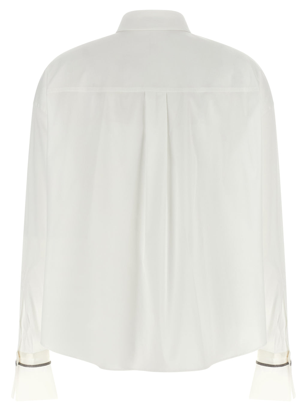 Brunello Cucinelli White Cotton Blouse