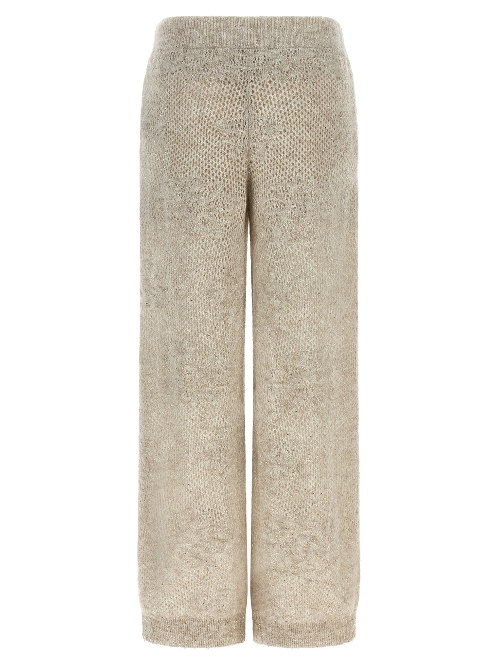Brunello Cucinelli Beige Nylon Casual Pants