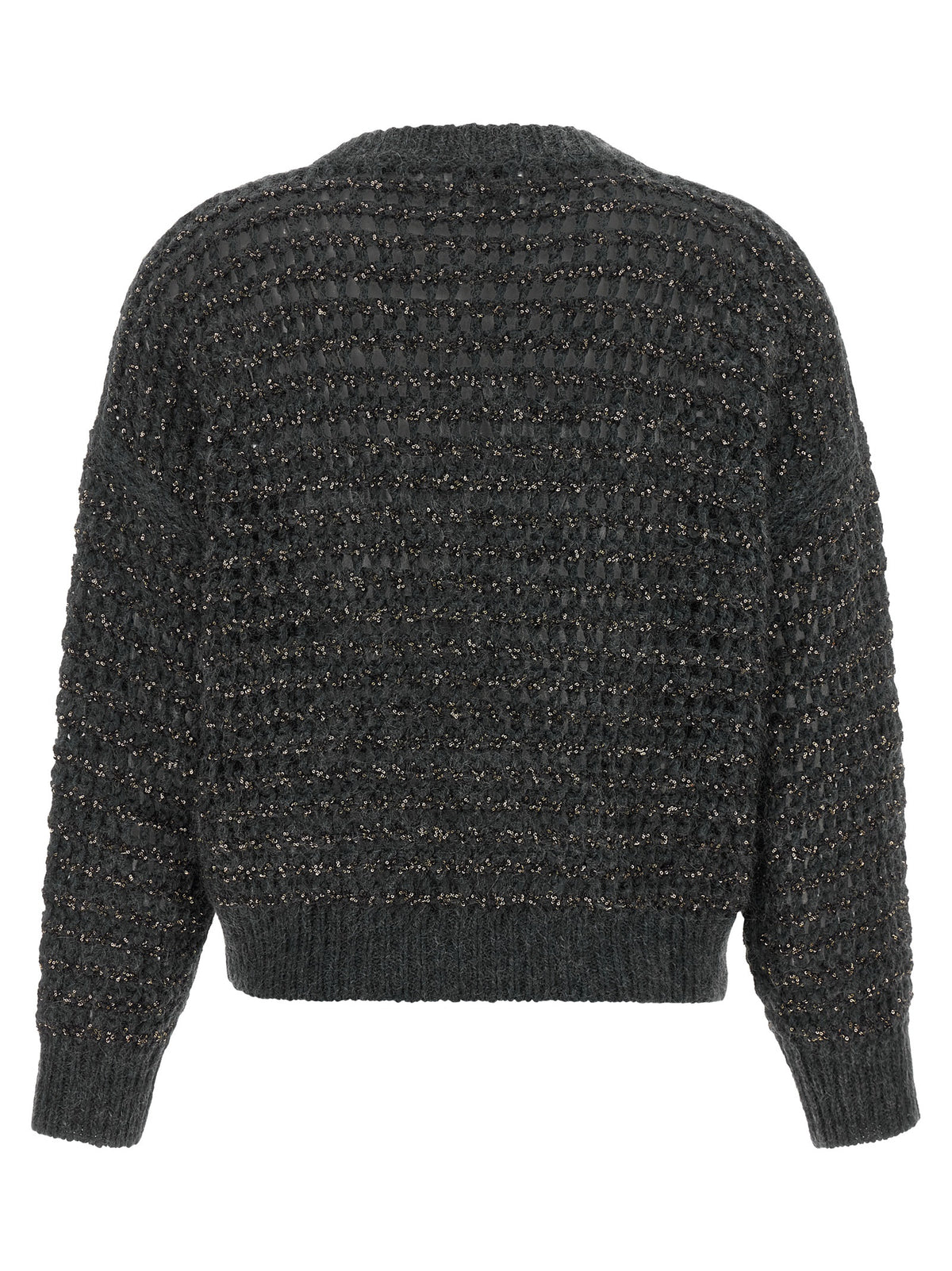Brunello Cucinelli Gray Elastane Cardigan