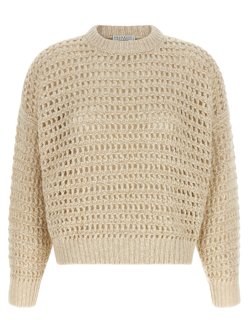 Brunello Cucinelli Beige Elastane Cardigan