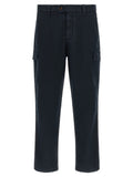 Brunello Cucinelli Blue Cotton Cargo Pants