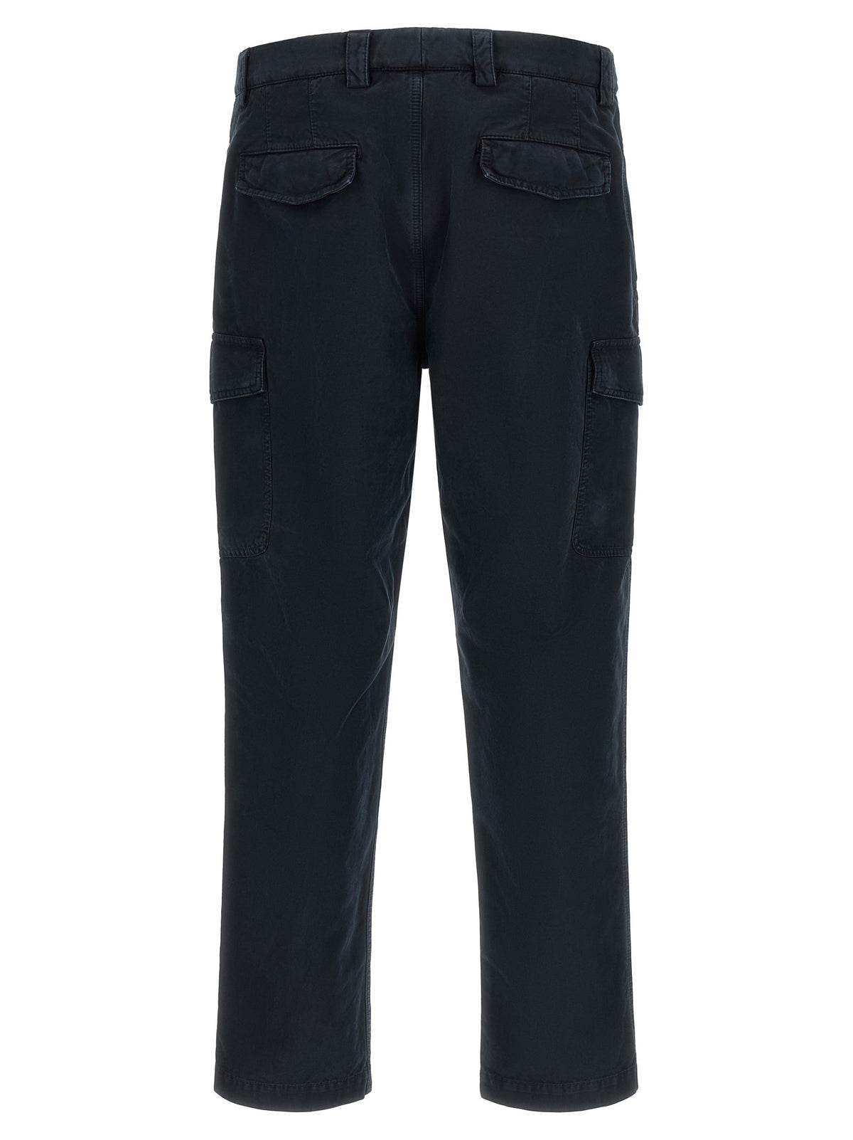 Brunello Cucinelli Blue Cotton Cargo Pants