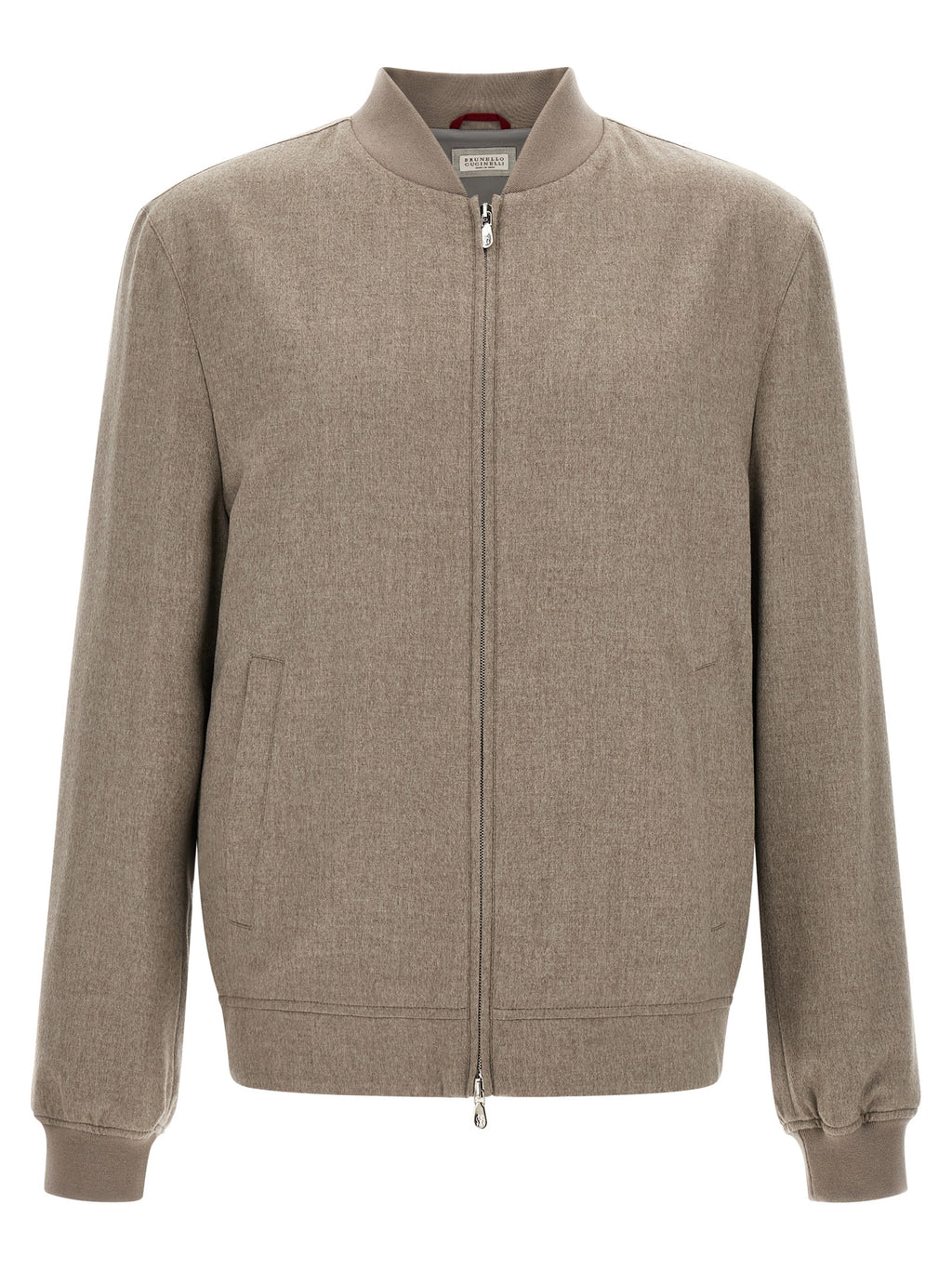 Brunello Cucinelli Gray Cashmere Bomber