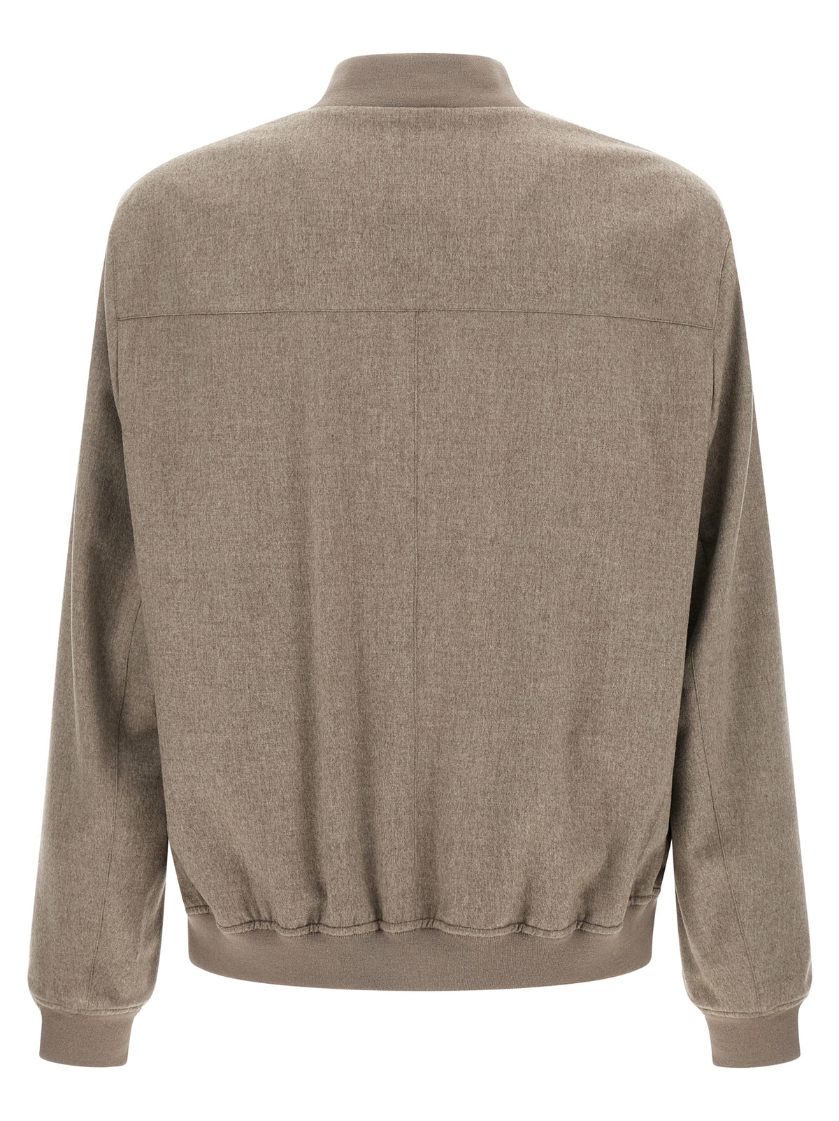 Brunello Cucinelli Gray Cashmere Bomber