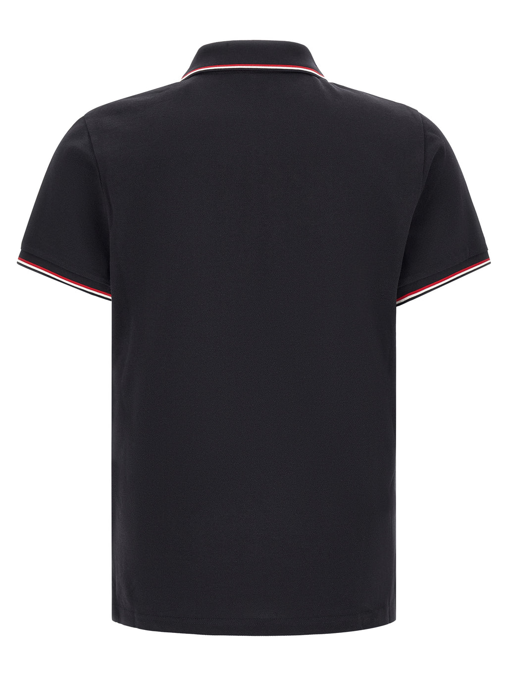 Moncler Blue Cotton Polo Shirt