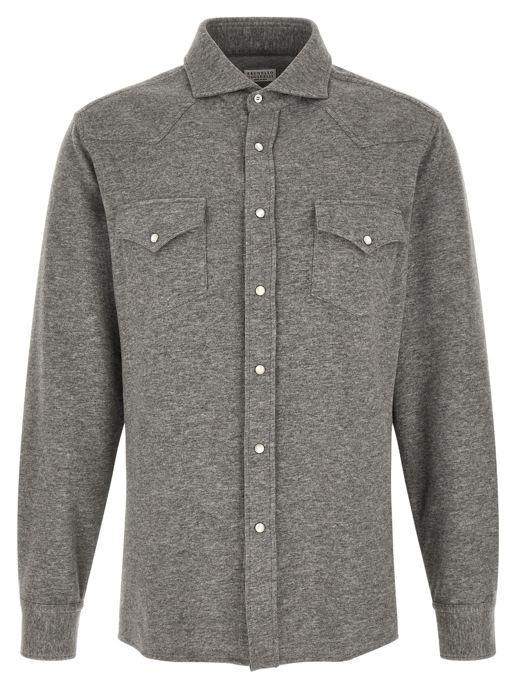 Brunello Cucinelli Gray Cashmere Blouse