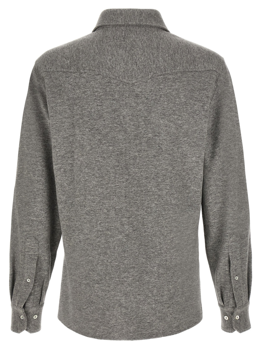 Brunello Cucinelli Gray Cashmere Blouse