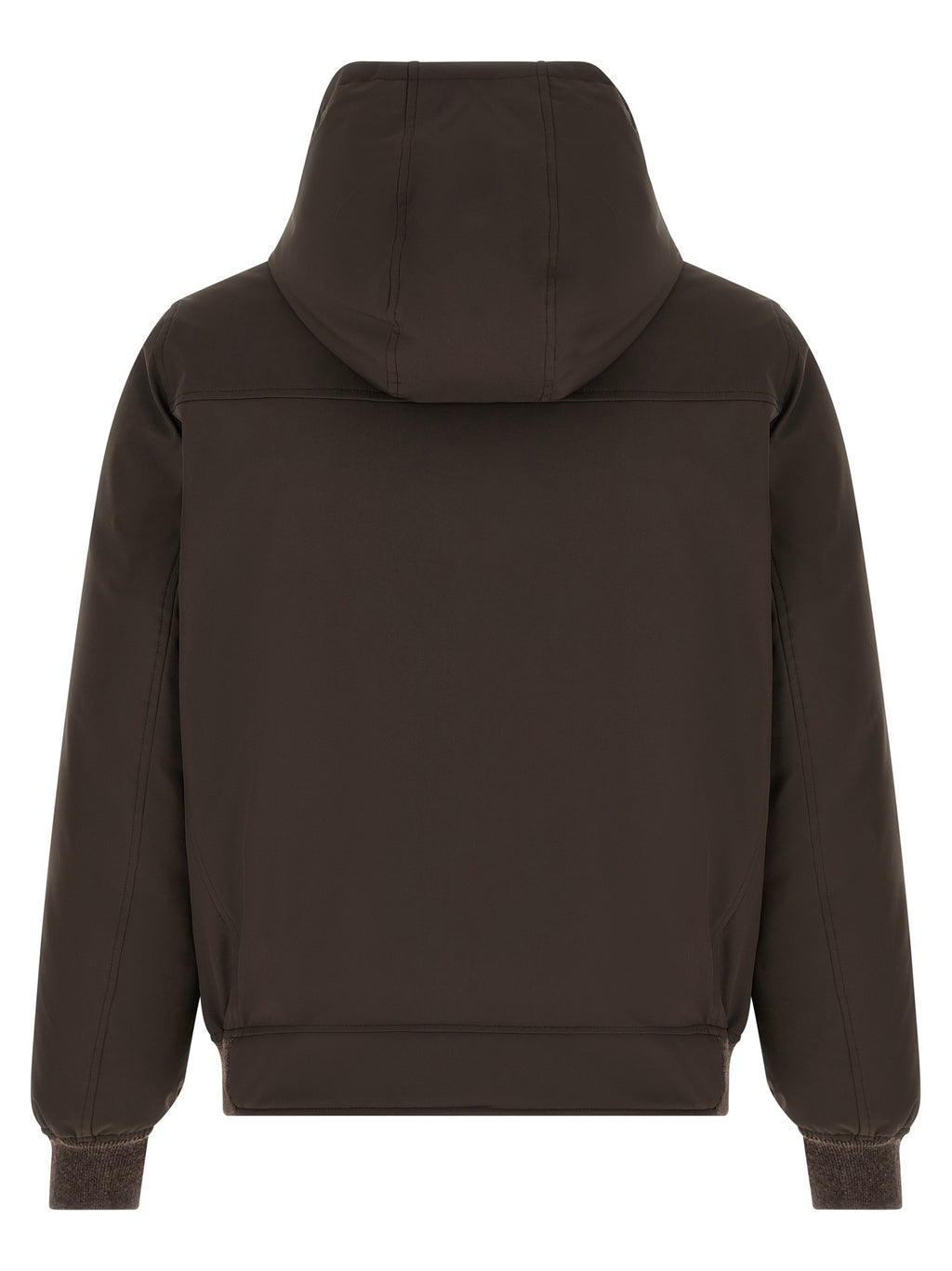 Brunello Cucinelli Brown Polyamide Full-Length Jacket