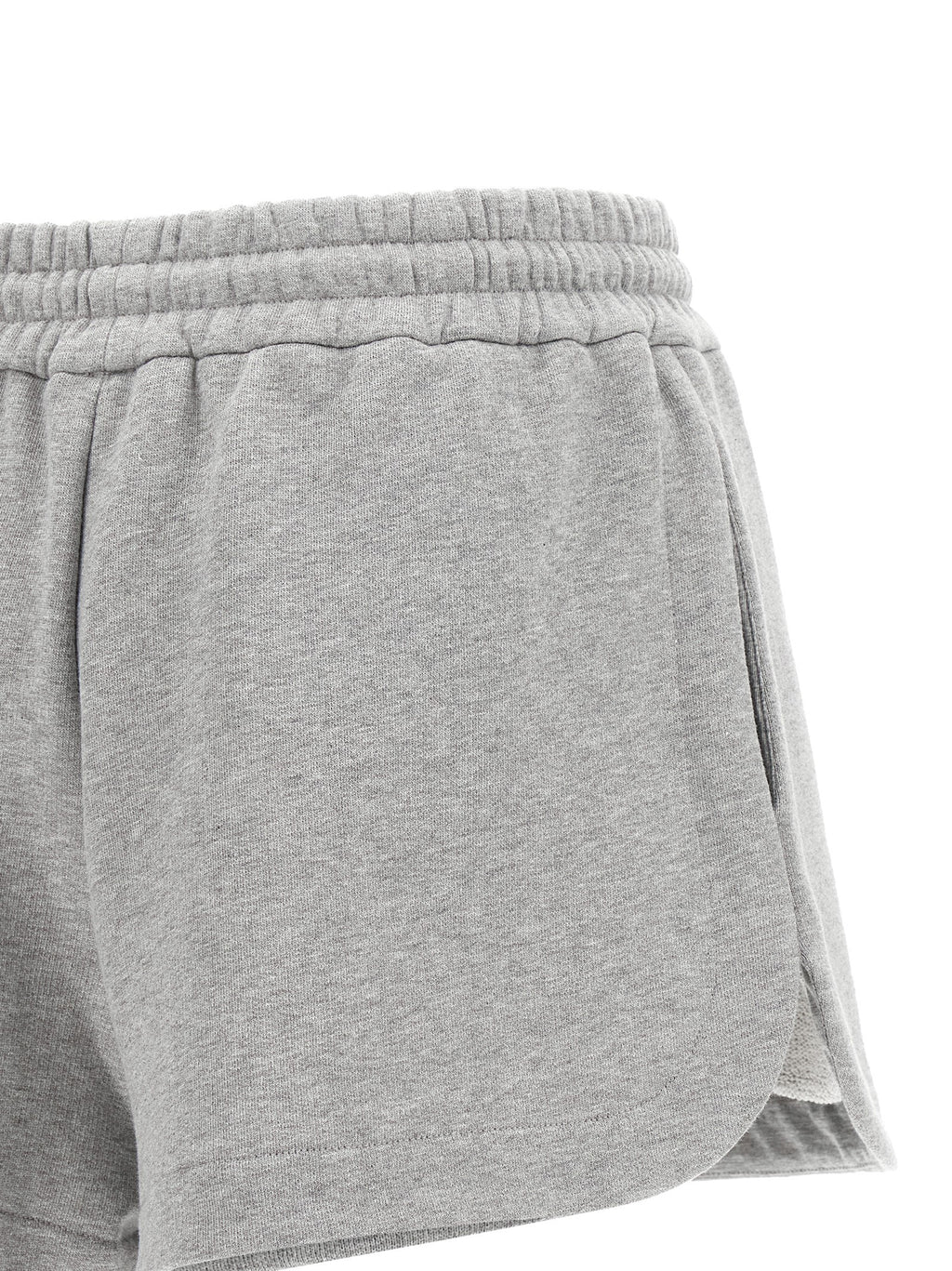 Fendi Gray Cotton Bermuda Shorts
