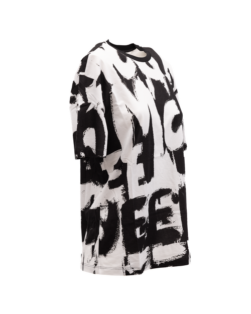 Alexander McQueen Black and White Cotton T-shirt