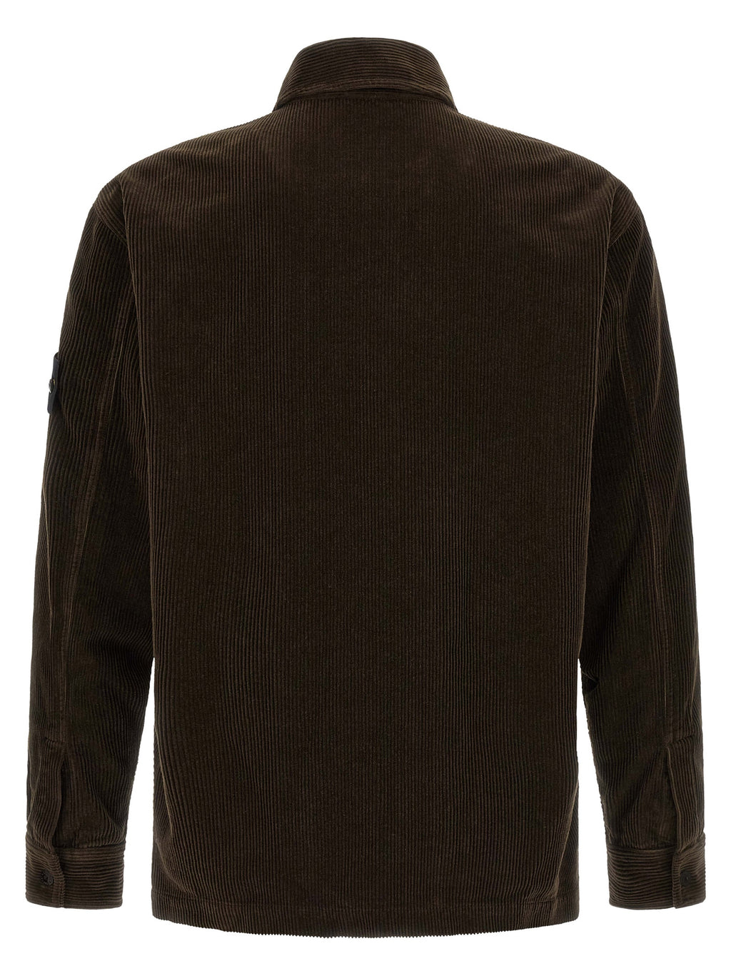 Stone Island Brown Cotton Blouse