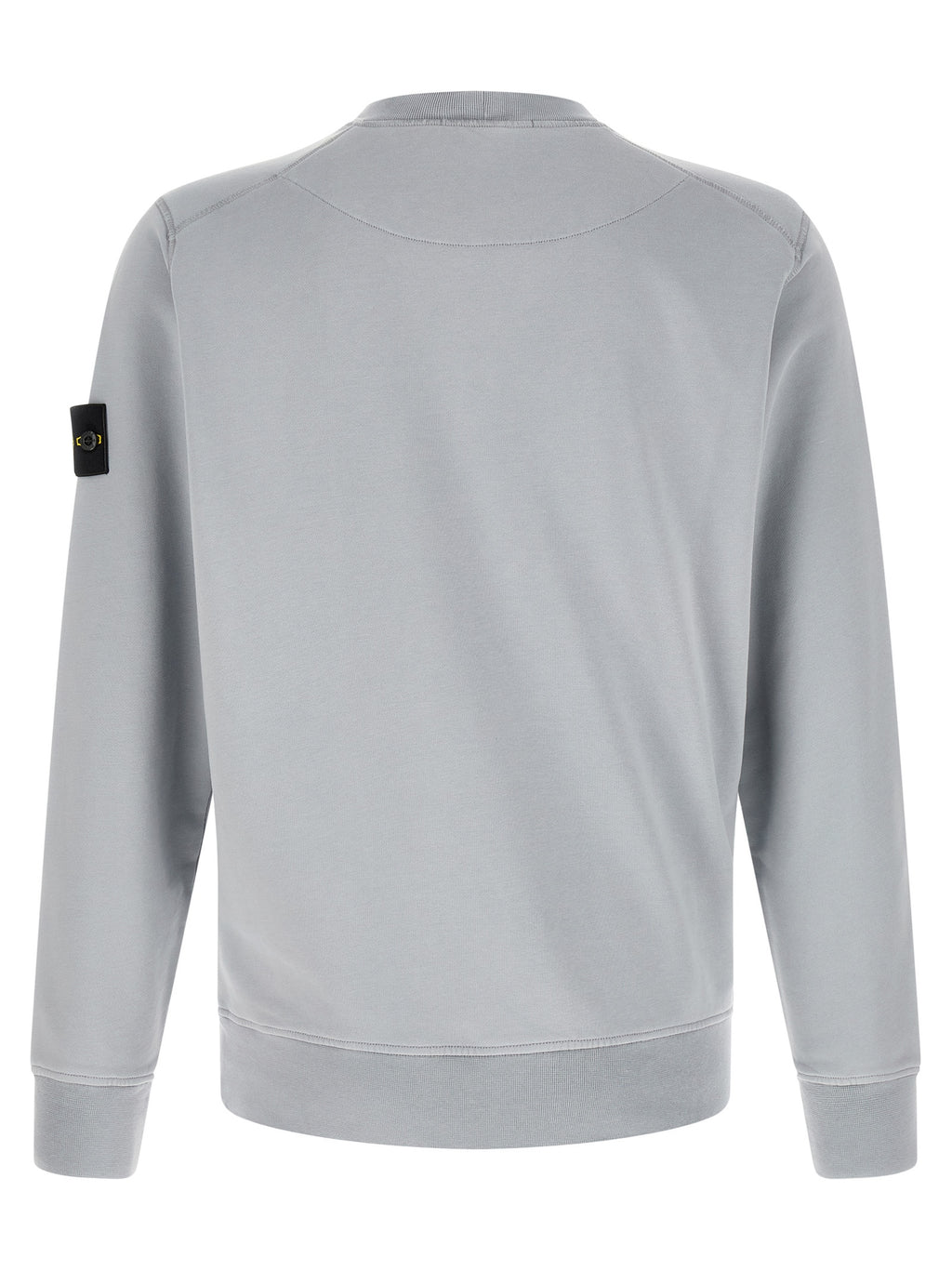 Stone Island Gray Cotton Sweatshirt