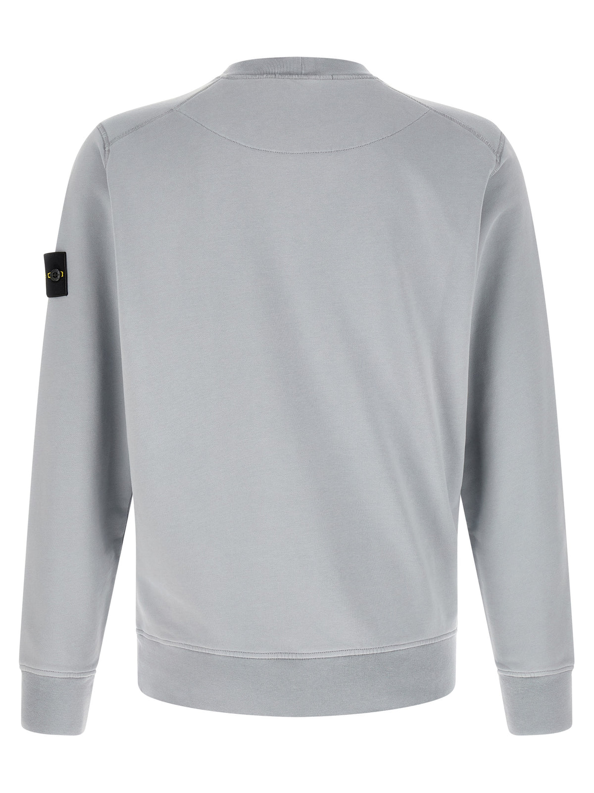 Stone Island Gray Cotton Sweatshirt
