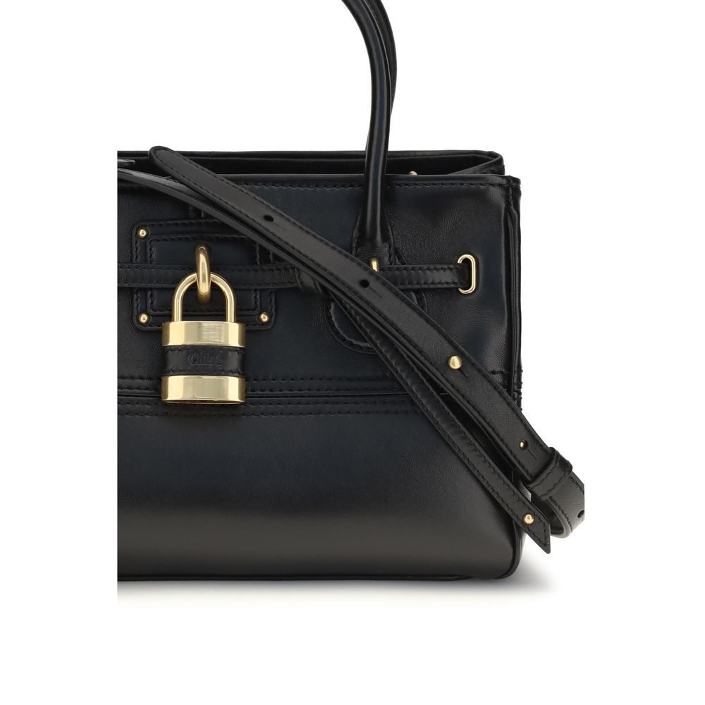 Chloé Black Calf Leather Bos Taurus Shoulder Bag