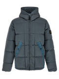 Stone Island Gray Polyamide Full-Length Jacket