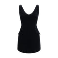Max Mara Black Polyester Cocktail Dress