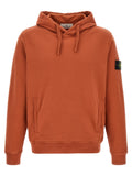 Stone Island Orange Cotton Sweatshirt